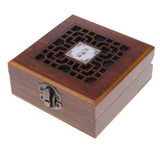 Vintage Wooden Jewelry Box Necklace Bracelet Storage
