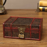 Vintage Wooden Storage Box Chinese Styles Jewelery Box