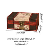 Vintage Wooden Storage Box Chinese Styles Jewelery Box