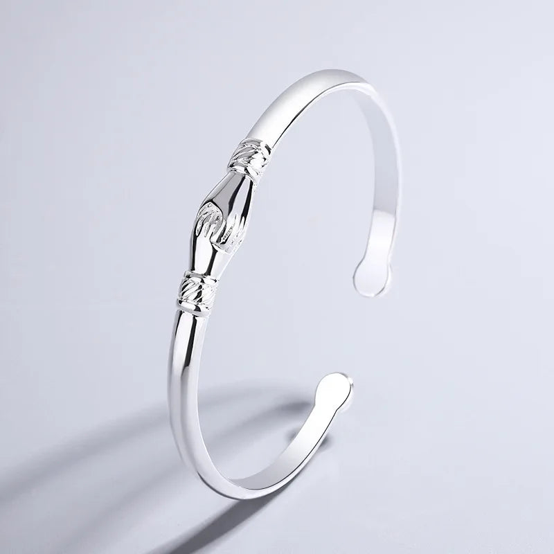 Vintage Worn Open Bracelet Women's Hand Jewelry