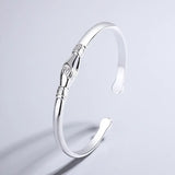 Vintage Worn Open Bracelet Women's Hand Jewelry