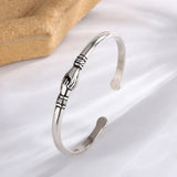 Vintage Worn Open Bracelet Women's Hand Jewelry