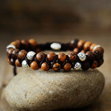 Vintage Mens Tibetan Beads Friendship Bracelet