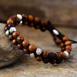 Vintage Mens Tibetan Beads Friendship Bracelet