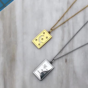 Vintage Zircon Pendant Necklace Women