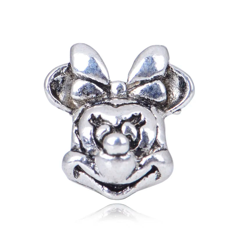 Vintage House Cartoon Charm Beads for Women DIY Jewelry