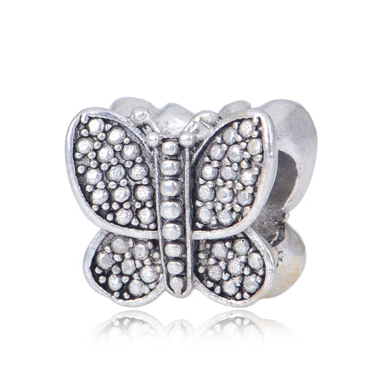 Vintage House Cartoon Charm Beads for Women DIY Jewelry