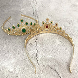 Vintage Queen Crystal Crown Wedding Tiara for Bride