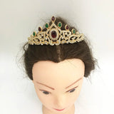 Vintage Queen Crystal Crown Wedding Tiara for Bride