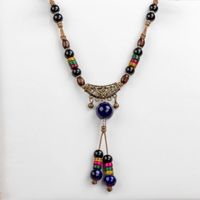 Vintage Ceramic Adjustable Necklace for Women Mama Jewelry