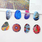 50pcs Irregular Shape Resin Charms for DIY Jewelry Making