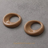Vintage Resin Round Hollow Belt Ring DIY Earring Accessories