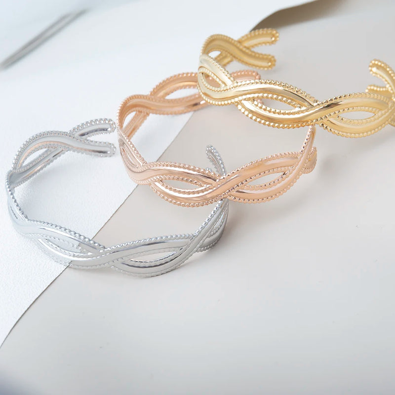 Stainless Steel Geometric Bracelet for Women's Charm Jewelry