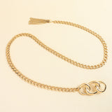 Vintage Fringe Waist Chain Metal Belt Women's Accessory