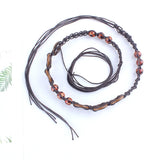 Vintage Tassel Belts for Women's Woven Dress Accessories Strap