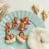 Vintage Hand-Painted Angel Pendant Earrings DIY Jewelry Accessories