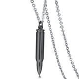 Stainless Steel Open Pendant Men's Necklace Vintage Stylish Urns for Ashes