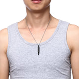 Stainless Steel Open Pendant Men's Necklace Vintage Stylish Urns for Ashes