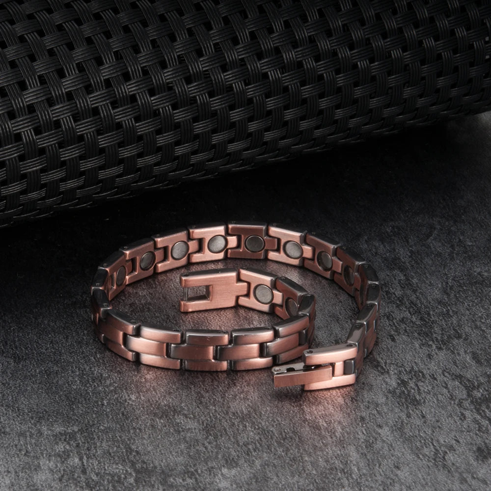 Copper Magnet Health Bracelets Women Chain Bracelets Femme