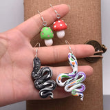 3D Cat Stud Earrings Cartoon Polymer Clay Animal Ear Studs for Women