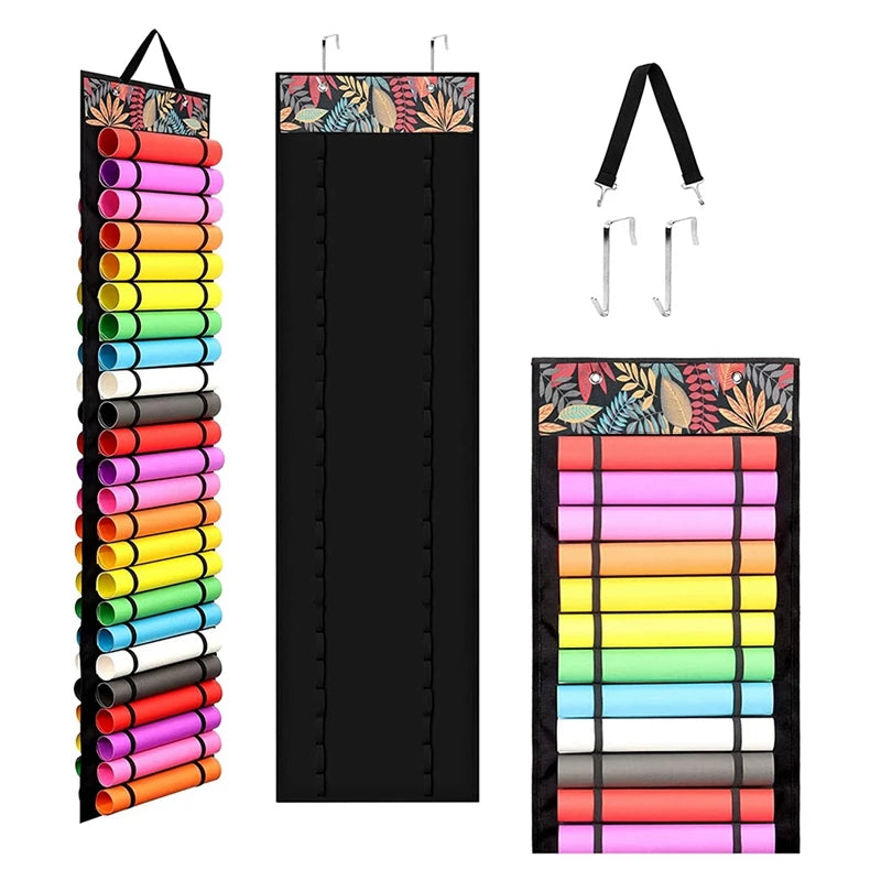 Vinyl Roll Holder With 48 Compartments Vinyl Storage Organizer