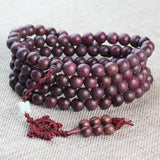 Violet Rose Wood Hematoxylin Rosary Bracelet