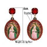Bohemian Crystal Drop Earrings - Christmas Jewelry