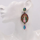 Bohemian Crystal Drop Earrings - Christmas Jewelry