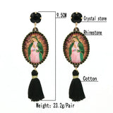 Bohemian Crystal Drop Earrings - Christmas Jewelry