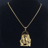 Virgin Mary Girls Necklace Our Lady Pendant Necklaces Jewelry