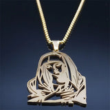 Virgin Mary Girls Necklace Our Lady Pendant Necklaces Jewelry