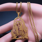 Virgin Mary Girls Necklace Our Lady Pendant Necklaces Jewelry