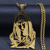 Virgin Mary Girls Necklace Our Lady Pendant Necklaces Jewelry