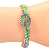Virgin Mary Our Lady Of Guadalupe Hand-Woven Bracelet