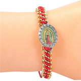 Virgin Mary Our Lady Of Guadalupe Hand-Woven Bracelet