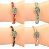 Virgin Mary Our Lady Of Guadalupe Hand-Woven Bracelet