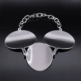 Virgin Mary Pendant Bracelets Stainless Steel Catholic Our Lady Medals Charm