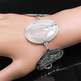 Virgin Mary Pendant Bracelets Stainless Steel Catholic Our Lady Medals Charm