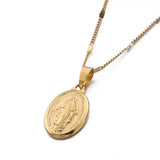 Virgin Mary Pendant Necklace for Women Girls Chain Jewelry