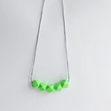 Viridity Baby Silicone Teether Necklace BPA-Free Silicone Geometric Beads