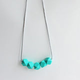 Viridity Baby Silicone Teether Necklace BPA-Free Silicone Geometric Beads
