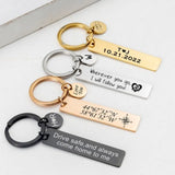 VishowCo Key Chain Stainless Steel Personalized Keychain