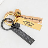 VishowCo Key Chain Stainless Steel Personalized Keychain