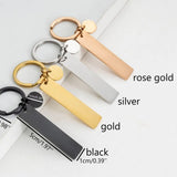 VishowCo Key Chain Stainless Steel Personalized Keychain
