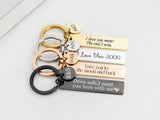 VishowCo Key Chain Stainless Steel Personalized Keychain