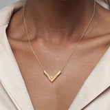 VishowCo Stainless Steel Necklace Pendant for Women Rose Jewelry Gift