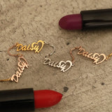 Personalized Name Stainless Steel Box Chain Leg Chain Foot Jewelry Gift