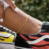 VishowCo Anklets Stainless Steel Chain Ankle Jewelry Gift