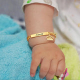 Custom Baby Name Bracelet - Stainless Steel