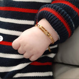 VishowCo Personalized Stainless Steel Name Bracelet for Kids